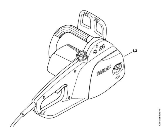 Electrosierras (MSE) MSE 141 C-Q Níºmero de máquinaÂ  de la marca Stihl